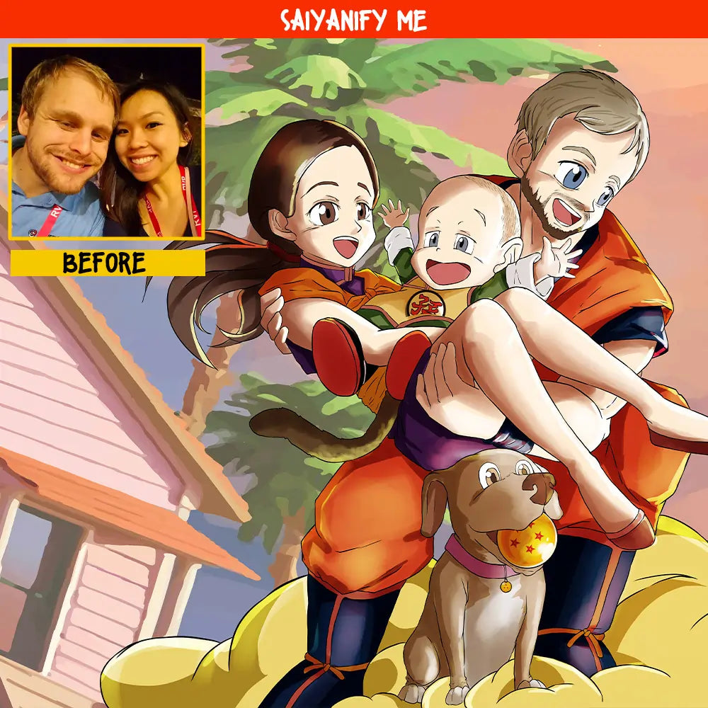 Saiyanify Me - Custom Light Box Art